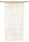 Husalsea Bead Curtains Fly Screens for Doors - Beaded Door Background Decoration Scene Setting - 100 X 200cm, 2 Panels (Champagne)