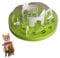 Gamelle Anti glouton pour Chat Rond ⌀ 30cm | Labyrinthe d'alimentation|Distributeur de friandises | Distributeur croquettes|Jouet intérieur