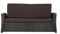 Setgarden® Bankauflage Polyrattan Gartenbank Sitzauflage, Bequeme Sitzauflagen für Gartenbänke – perfekte Auflagen für Ihr Gartensofa oder Ihre Hollywoodschaukel (Braun, 180x60x50 cm)