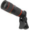 Teleobjetivo con Zoom de Enfoque Largo 20X, Teleobjetivo para Smart Phone con Clip, 20X Zoom Teleobjetivo para Smart Phone Tablet PC, para Eventos Deportivos, Conciertos