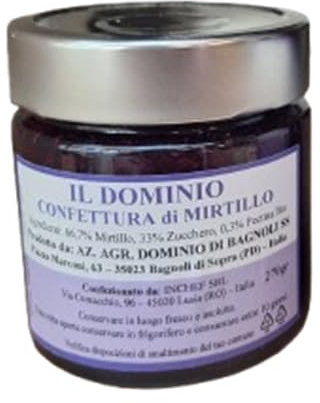 Marmellata di Mirtilli 270 gr (2 pz)