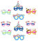 BESPORTBLE 10Stücke Geburtstagsbrille Dekorative Partygläser Für Zufällige Designs Für Feiern Urlaubs Und Geburtstagsdekorationen Als Mitgebsel Für Kindergeburtstage