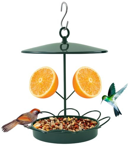 Vogelfutterhaus Zum AufhäNgen Vogelhaus Wetterfest Vogelfutterspender Vogelbecken SchüSsel Vogelfutterstation FüR WildvöGel Futterspender VöGel Bird Feeder FüR Garten Balkon