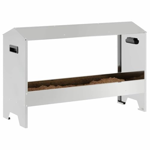 vidaXL Hühnerfütterungsrinne Silber 81 x 32 x 53,5 cm Verzinkter Stahl, Einführungsführer, Tipps für Anfänger, Grundlagen des Kochens und gesundes Essen für bessere Rezepte