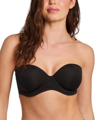 Wacoal Red Carpet Full-Busted Strapless Bra 854119 Black 36B