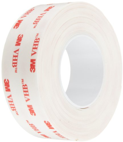 TapeCase - nastro biadesivo 3M VHB 1 – 5-4930 4930, 2,5 cm x 4,6 m, 1 rotolo