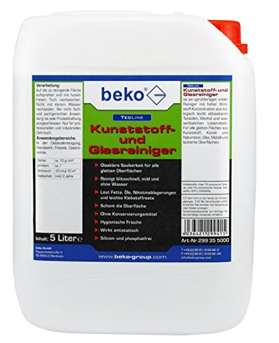 TecLine Kunststoff- und Glasreiniger 5 l Kanister