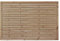 Preiswerter Lamellenzaun/Vorgartenzaun in den Maßen 180 x 120 (Breite x Höhe) aus druckimprägniertem Kiefer/Fichte Holz Hamburg II
