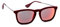 Ray-Ban Herren Chris Sonnenbrille, Rot (Bordeaux 60786Q), One Size (Herstellergröße: 54)