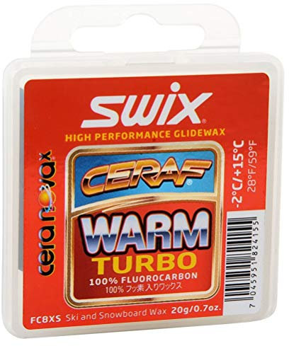 Swix FC8XS Solid Warm Turbo Cera Nova X Hochleistungswachs, rot, 20 g