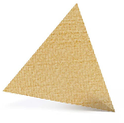 MENZER Ultranet Klett-Schleifgitter, 290 x 250 mm, f. Trockenbauschleifer, Weißes Edelkorund (25 Stk.) K240