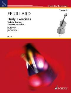 Firma MDS Schott music distribution TAEGLICHE UEBUNGEN - arrangiert für Violoncello [Noten/Sheetmusic] Komponist: FEUILLARD Louis R