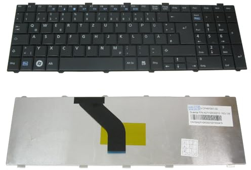Trade-Shop Laptop-Tastatur/Notebook Keyboard Deutsch QWERTZ ersetzt Fujitsu-Siemens Lifebook CP487051-02 CP478133-02 CP490711-02 für A530 A531 AH512 AH530 AH531 NH751