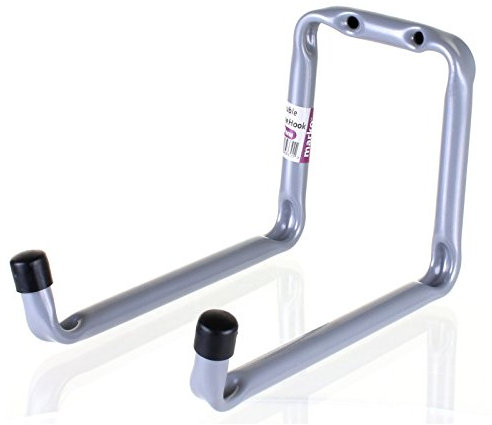 Marko Storage Solutions Wall Mounted Bracket Shelf Hook Storage Hook Bike Garage Shed Ladder Ceiling ((G) 180mm Twin Arm (Single))