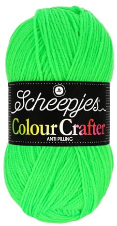 Scheepjes Colour Crafter 100g Yarn Ball | Acrylic DK Double Knit Wool | Soft & Anti-Pilling for Knitting, Crochet, Blankets & Amigurumi (1259 Groningen)