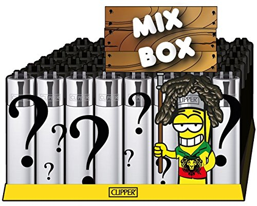 CLIPPER® Feuerzeuge - Mixbox Hanf - 48er Box