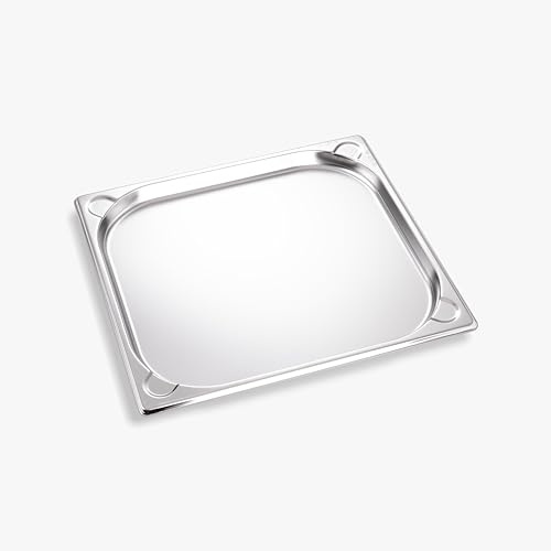 Beefer Gastroschale XL GN 2/3 H20 – Edelstahl | Für alle Beefer XL & Twin Pro ohne Zwischenwand | Fängt Fett & Fleischsaft auf | Ideal als Saucenbasis | 354 × 325 × 20 mm