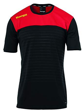 Kempa Herren Emotion 2.0 Trikot, schwarz/Rot/Gelb, XXXL