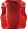 Salomon ADV Hydra Vest 8 Gilet d'hydratation Trail Running Randonnée Vélo Unisexe, Confort et stabilité, Accès Rapide à l’hydratation, Simplicité, Rouge, M