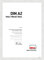 DEHA Design cadre photo, 42 x 59,4 cm (A2), bois, Blanc, cadre affichepour accrocherau format paysage et portrait, verre synthétique, Fontana