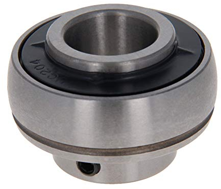 Othmro 1 Stück UC204 Rillenkugellager, Schild Karbonstahl Kugellager 4,7 x 2 cm für Roller Zahnausrüstung Skateboards Schiff Ruder Wellen Inlineskates