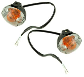 DS MOTION Blinker weiß, universal, vorne, für CPI, Explorer, Generic, Ride, per Paar