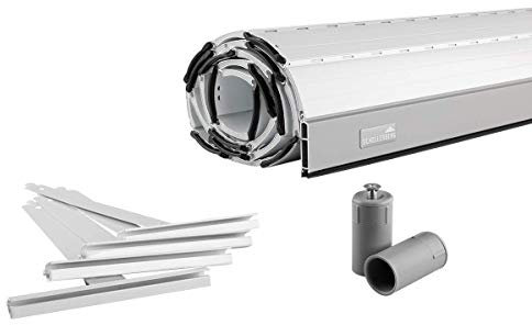 Schellenberg Rolladen Maßanfertigung, Rolladenpanzer Aluminium, Auswählbar: Breite 50-200 cm, Höhe 100-230 cm, System Mini, Farben Grau, Anthrazit, Silber, Weiß