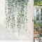 Fenster-Sichtschutzfolien, dekorativ, zum Aufhängen, grüne Pflanzenfensterabdeckung, gedeckte Farben, mattierte Fensterfolie, Glasaufkleber für Zuhause, 88 x 200 cm