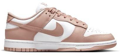 Nike Dunk Low, Sneaker Donna, White/Rose Whisper, 36 EU