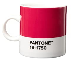 Pantone Porzellan Espressotasse, 120ml, Color of the Year (CoY) 2023: Viva Magenta 18-1750