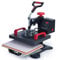 CREWORKS 30 X 25CM Pressa a Caldo Pressa di Calore Macchina per Sublimazione Digitale Rotazione a 360 Gradi Pressa a Caldo per Magliette Cappellini T-Shirt e Tazze