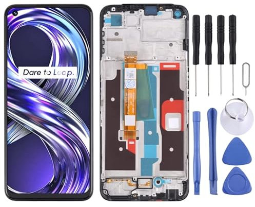 Pantalla LCD y digitalizador Conjunto Completo con Marco para OPPO Realme 8i RMX3151 (Negro)