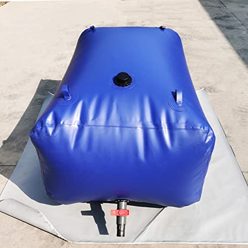 Wassersack Beutel Wasserbehälter Träger Große Kapazität Wasserspeicher Weich Klappbar Tragbar Wasserblase Für Landwirtschaftlich Trockenheitsresistent Außenbau ( Size : 0.5x0.5x0.2m/50L/13Gallon )