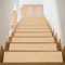 sourcing map 15Pack rutschfeste Stufenmatten Treppenstufen 8x30 Rutschfester Innenläufer Teppich Matte für Innen Holzen Treppen Beige