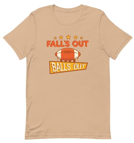 Lustiges Turnier-Torwart-T-Shirt, humorvolle Fall's Out-Bälle, hautfarben, M