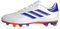 adidas Unisex COPA Pure II Club Football Boots Flexible Ground Fußballschuhe, Cloud White/Lucid Blue/Solar Red, 44 2/3 EU