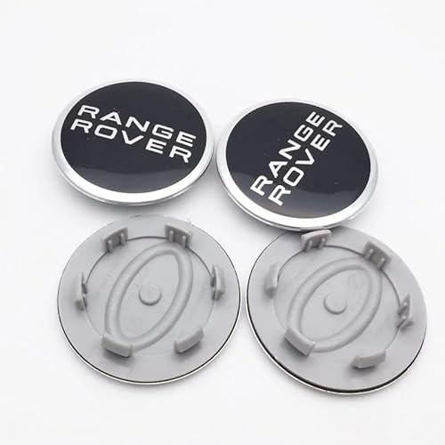 62MM Chrom Auto Rad Center Hub Kappen Abdeckung Set Ersetzen, 4 stücke Für Land Rover SV Freelander Discovery Defender Range Rover Evoque Sport, Reifen Aufkleber Abzeichen Trim