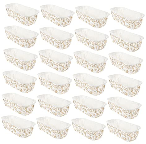 OQHAIR 50 Pcs Bread Tray Cup Cake Paper Cup Boat Plates Dishes Bread Tin Liners White Paper Cups Home Cake Trays Decorative Cupcake Baking Cups Cake Paper Cups Multifunction Lemon