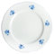 FranquiHOgar Set di 6 piatti piatti piatti in porcellana premiun Lubeck Blue Design elegante con fiori blu - adatto per microonde e lavastoviglie.