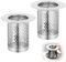 2 Piezas Filtro Desague Ducha, 5.5x5cm Tapon Fregadero Cocina, Filtro Fregadero Cocina, Filtro Desague Fregadero, Atrapa Pelos Ducha, Filtro de Drenaje de Suelo de para Cocina Baño y Balcón