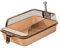 Fenteer Maison de Toilette pour Chat en Plastique avec Couvercle Amovible, Brun