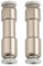 EMSea 2 STK. Pneumatisches Einweg-Rückschlagventil Innendurchmesser 4 Mm 9,9 X 39,2 Mm Vernickelter Messing-Druckluftanschluss für Vakuum-Luftkompressorpumpe