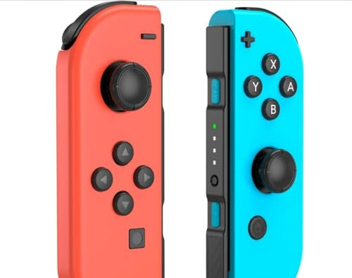 Mhwlhbx Joy cons per Switch, Controller per Switch sostitutivo Joypad L/R doppia vibrazione/controllo delle funzioni/risveglio/Screenshot-Green