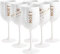 JiaWell Champagner Becher,Champagnerglas für Kunststoff Ice Imperial Champagner Becher，0.48L Wine Party Champagner Gläser(8 Stück/(1er Pack))