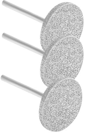 HAMPPLIES Diamond Nail Sanding Discs with 2.3mm Shank Flat Design 3pcs Versatile Multifunctional Bits for Nail Drill