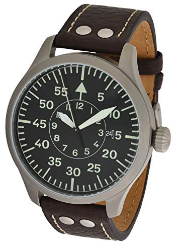 Aristo 3H108 Armbanduhr Lederband braun, Gurt