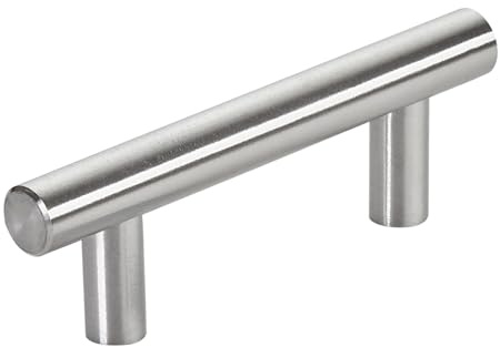 SOTECH Möbelgriff G17 BA 64 mm Ø 12 mm Edelstahl SS201 gebürstet | Schranktürgriff Kommodengriff - perfekt für vielfältige Wohnraumgestaltungen