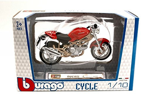 Burago Moto modello modellino collezione MONSTER 900 1:18 die cast