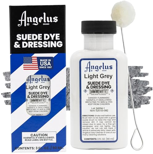 Angelus Suede Dye Light Grey