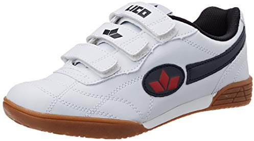 Lico Unisex Kinder Bernie V Hallenschuhe, Weiß Marine, 35 EU